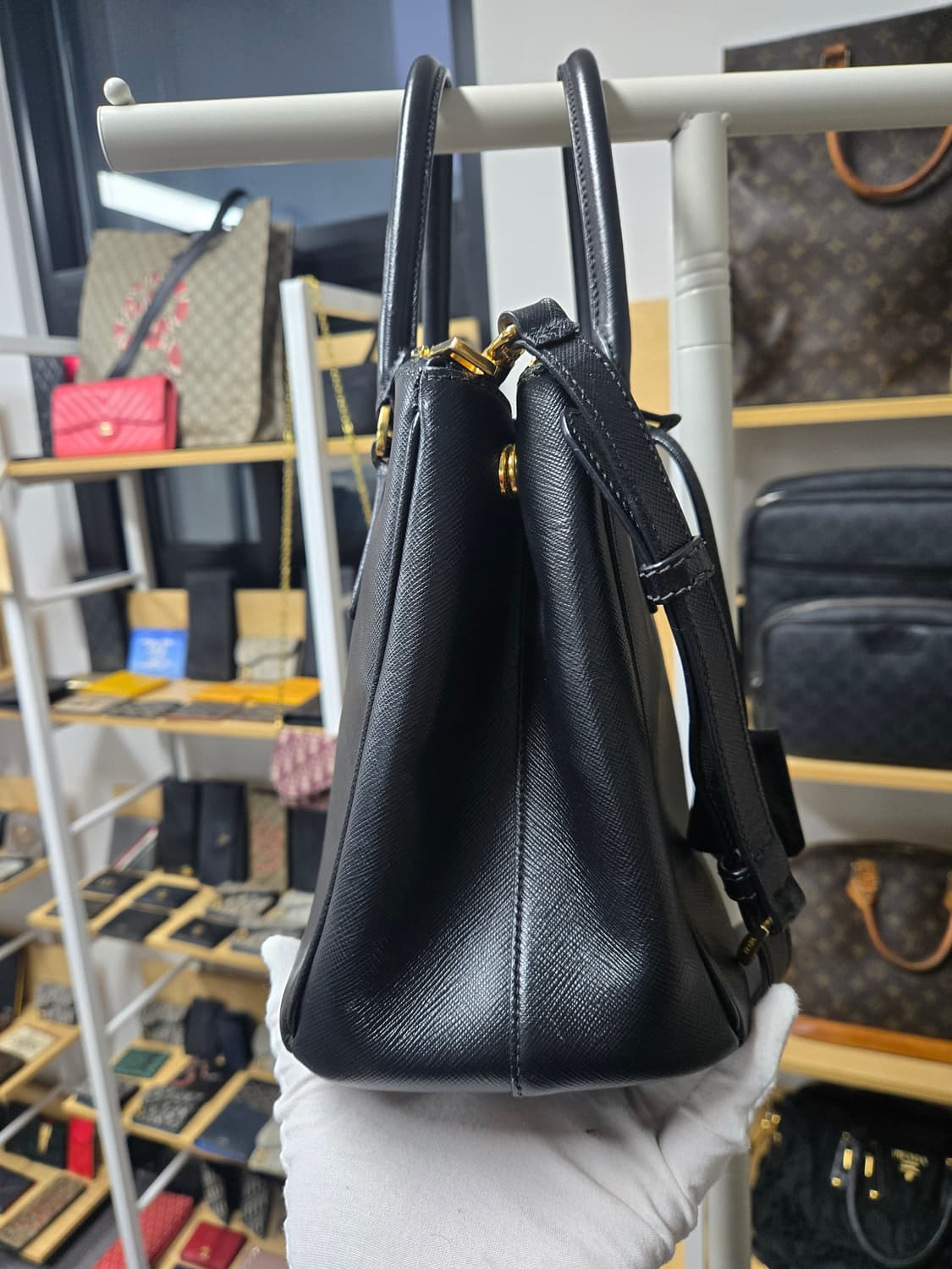 [특가][정품]프라다 사피아노 토트 숄더백 상품이미지3