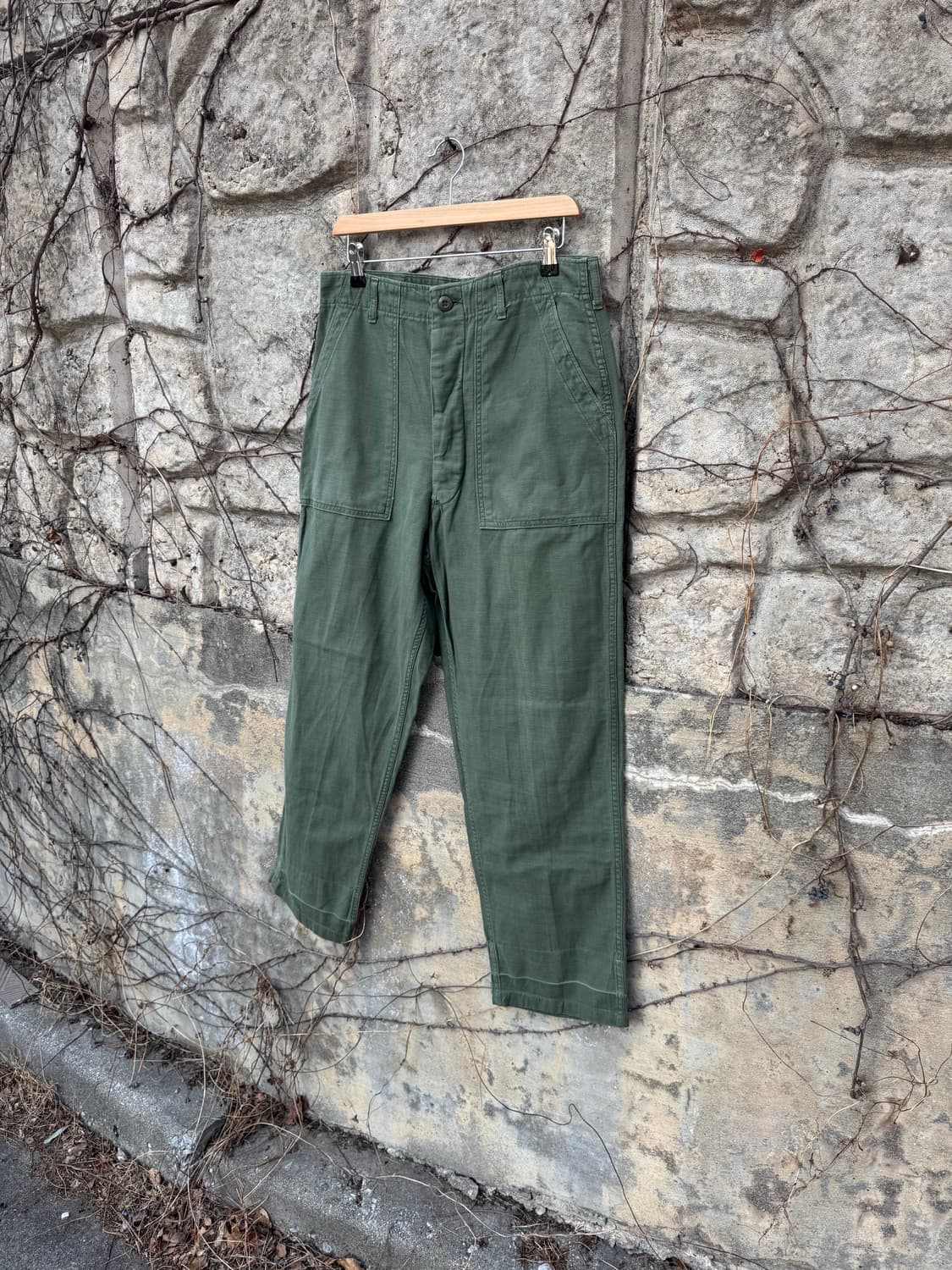 70s 미군 오리지널 og-107 퍼티그 팬츠 상품이미지3