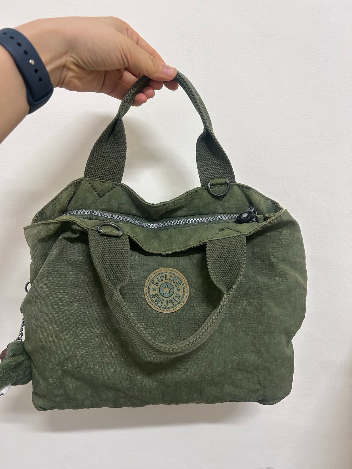 키플링 토트백 카키색 상품이미지2