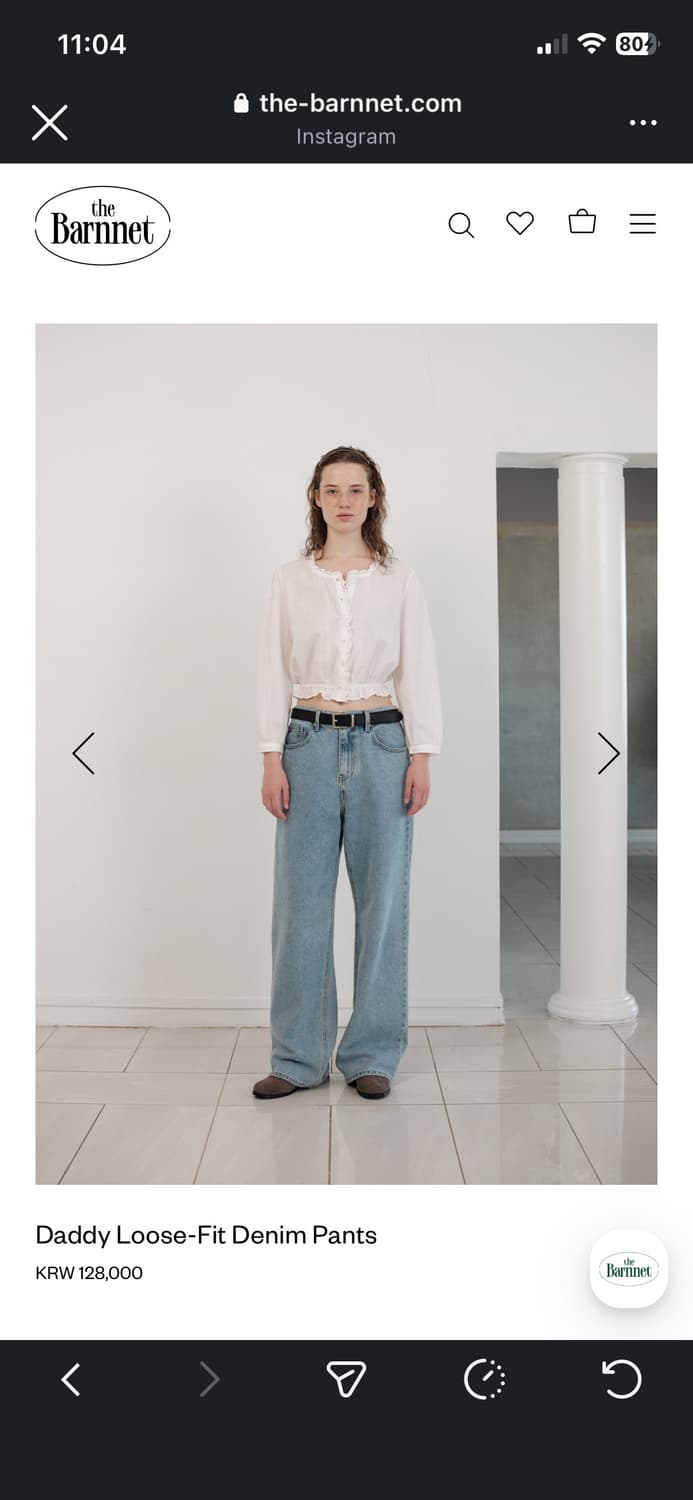 더바넷 대디 루즈핏 데님(xs) 상품이미지1