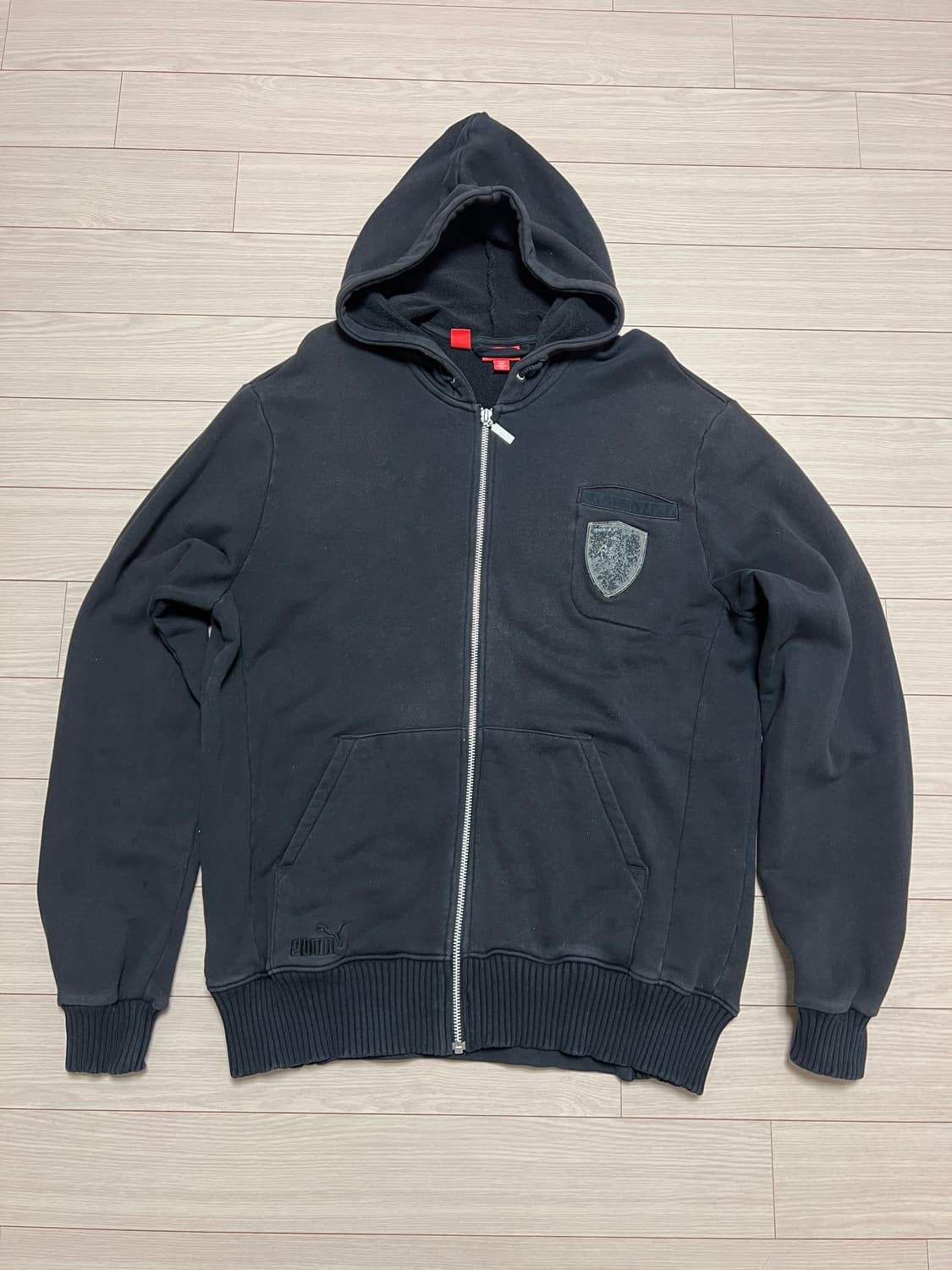 PUMA × Ferrari 블랙 후드 집업 / XL 상품이미지1