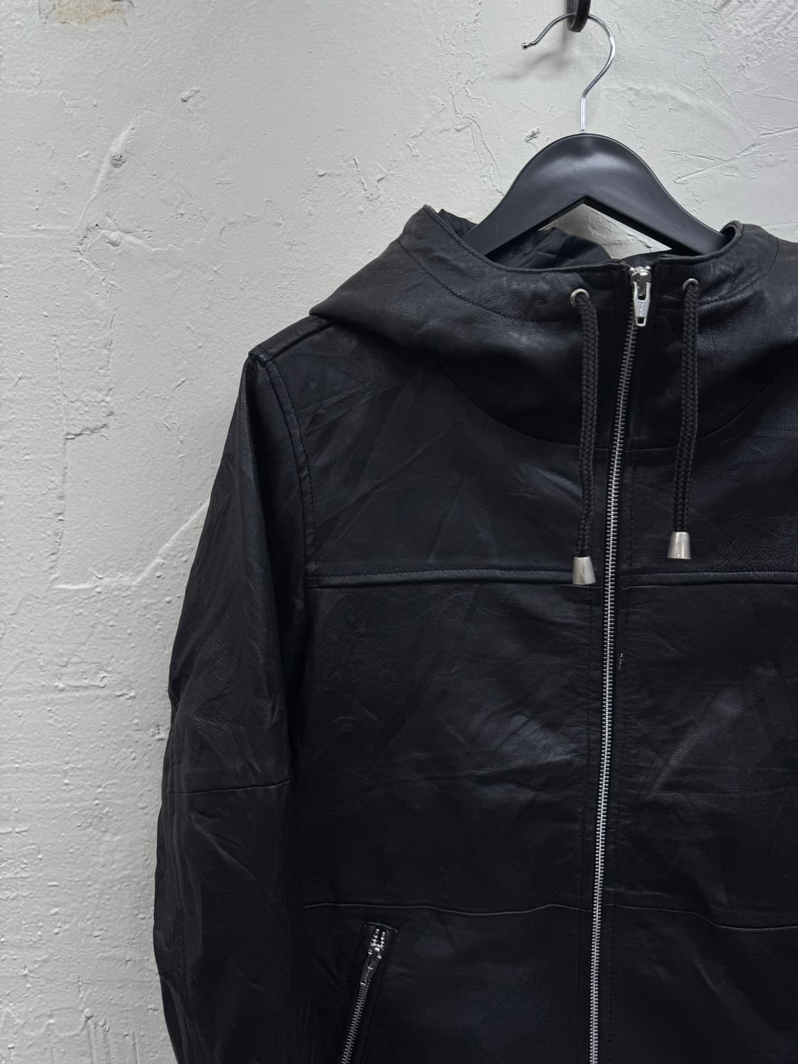 Roshell 00s ninja hood leather jacket 상품이미지3