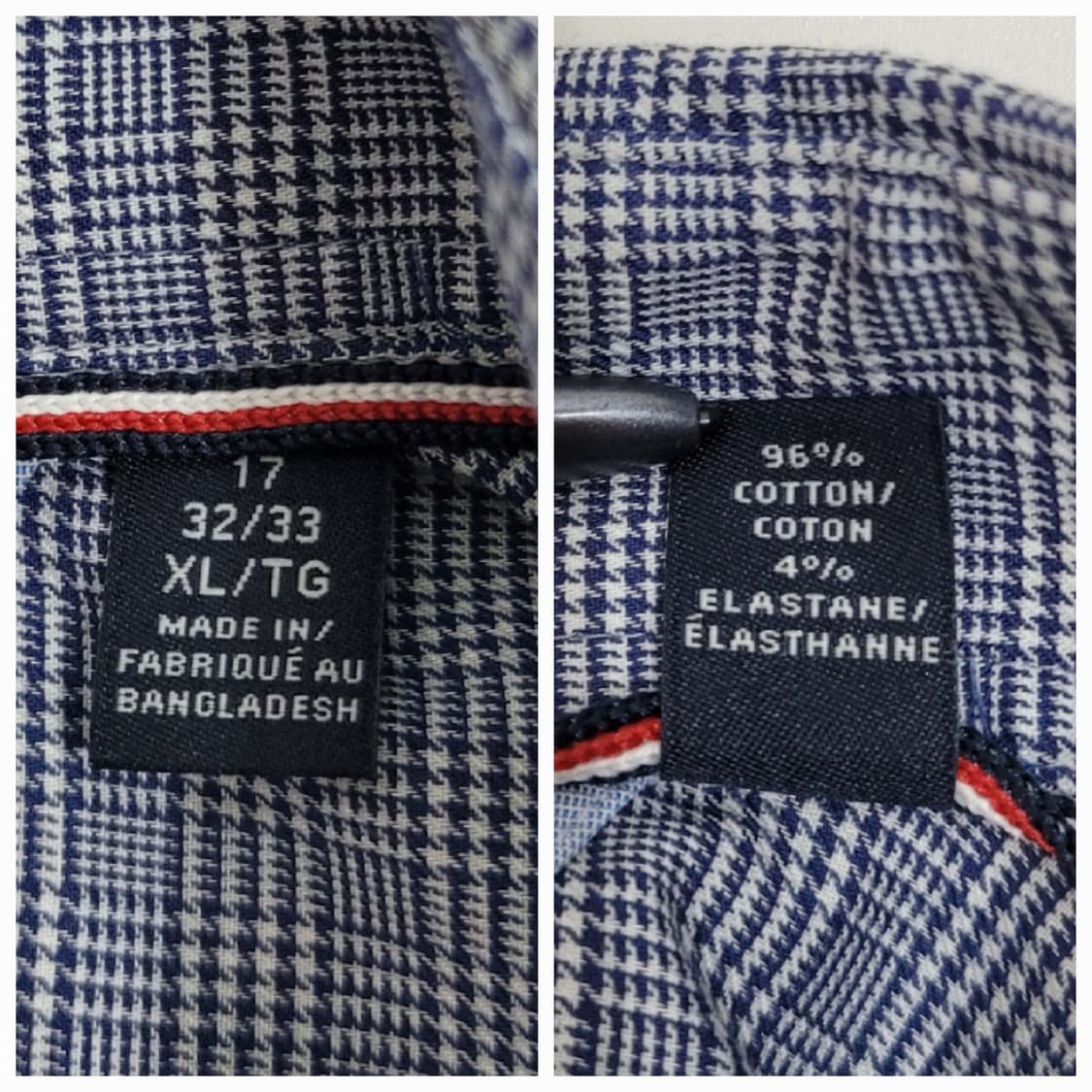 TOMMY HILFIGER 타미힐피거 마이크로 체크 셔츠 / 남 XL
 상품이미지8