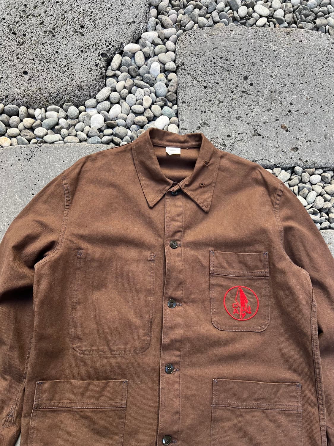 OLD VINTAGE FRENCH BROWN 빈티지프렌치워크자켓 상품이미지3