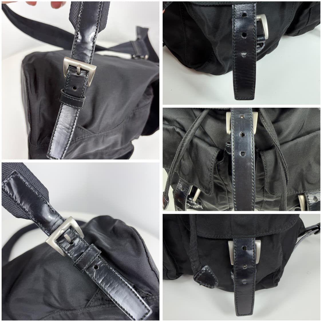 프라다 나일론 투포켓 스몰 백팩 상품이미지10