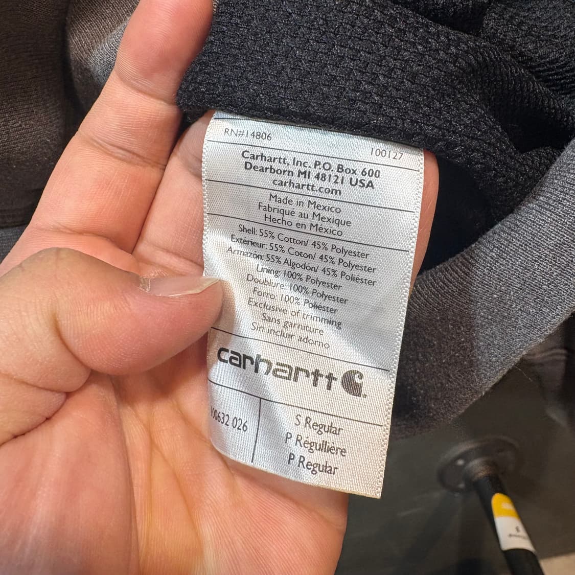 [S] CARHARTT 칼하트 써멀 빈티지 후드 집업  상품이미지7