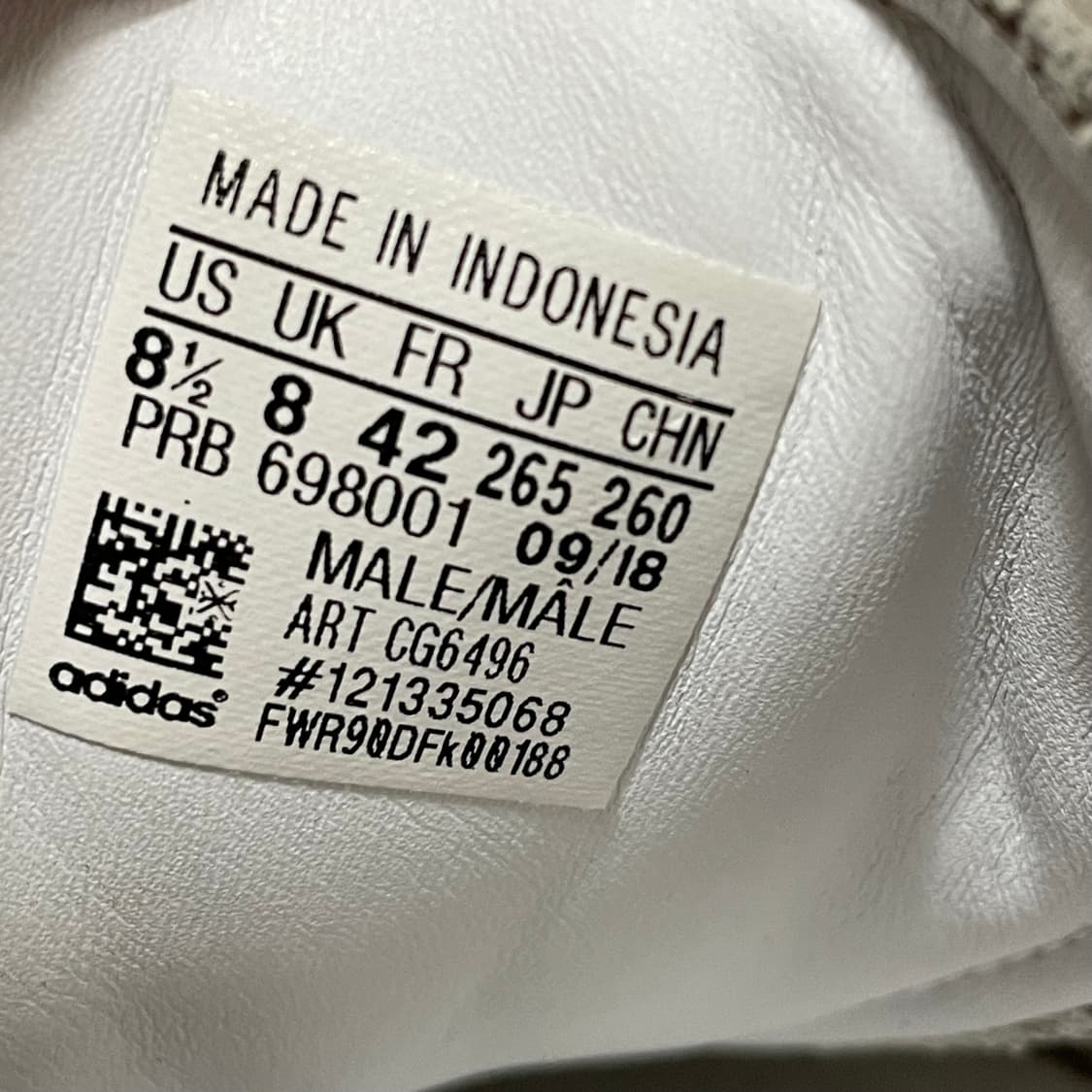 [260] 아디다스 슈퍼스타 흰검 스니커즈 상품이미지4