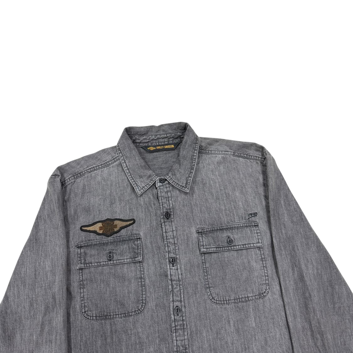 할리데이비슨 빅로고 포켓 셔츠 남방 XL 상품이미지3