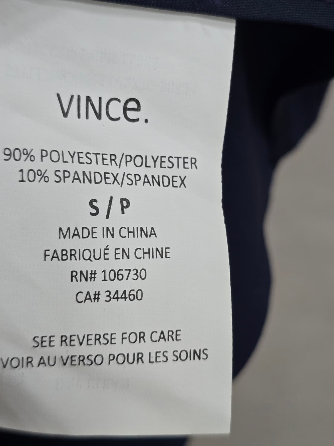 VINCE (빈스) 네이비 롱 베스트 상품이미지8
