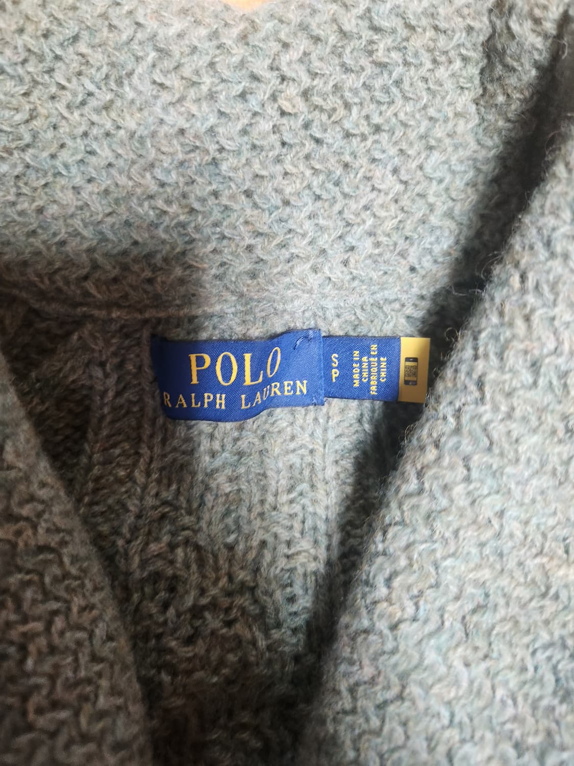 폴로 랄프로렌 캐시미어 숄카라 가디건 상품이미지4