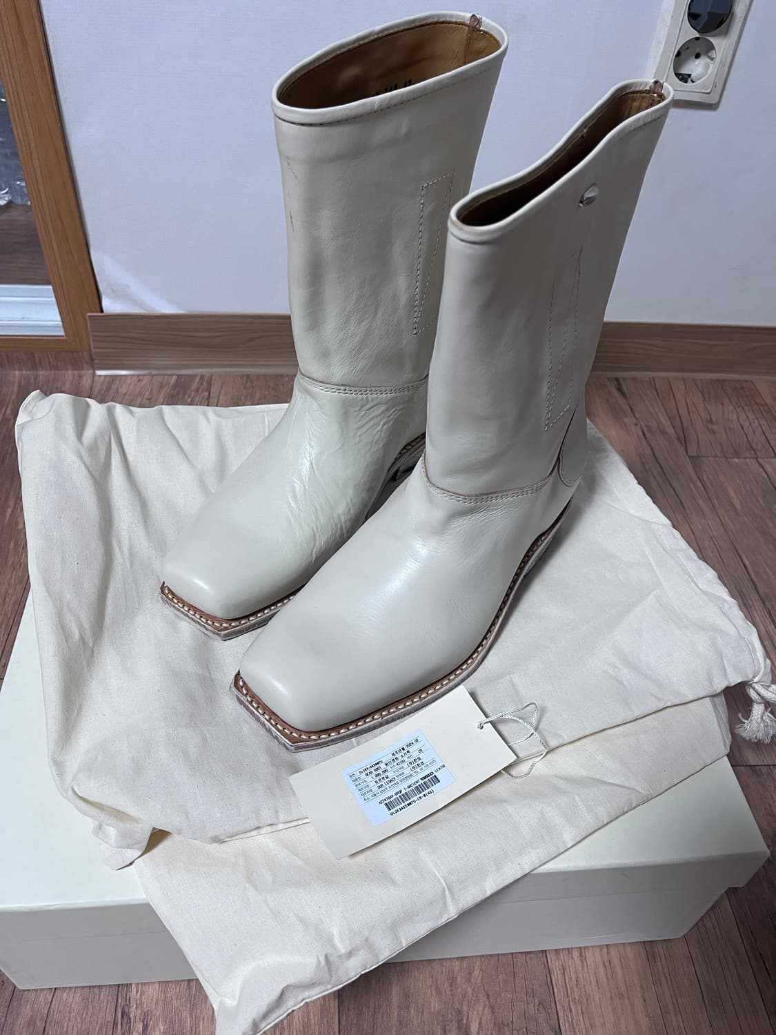 [42] 아워레가시 기어부츠 our legacy 앤션트 바닐라 레더 상품이미지2