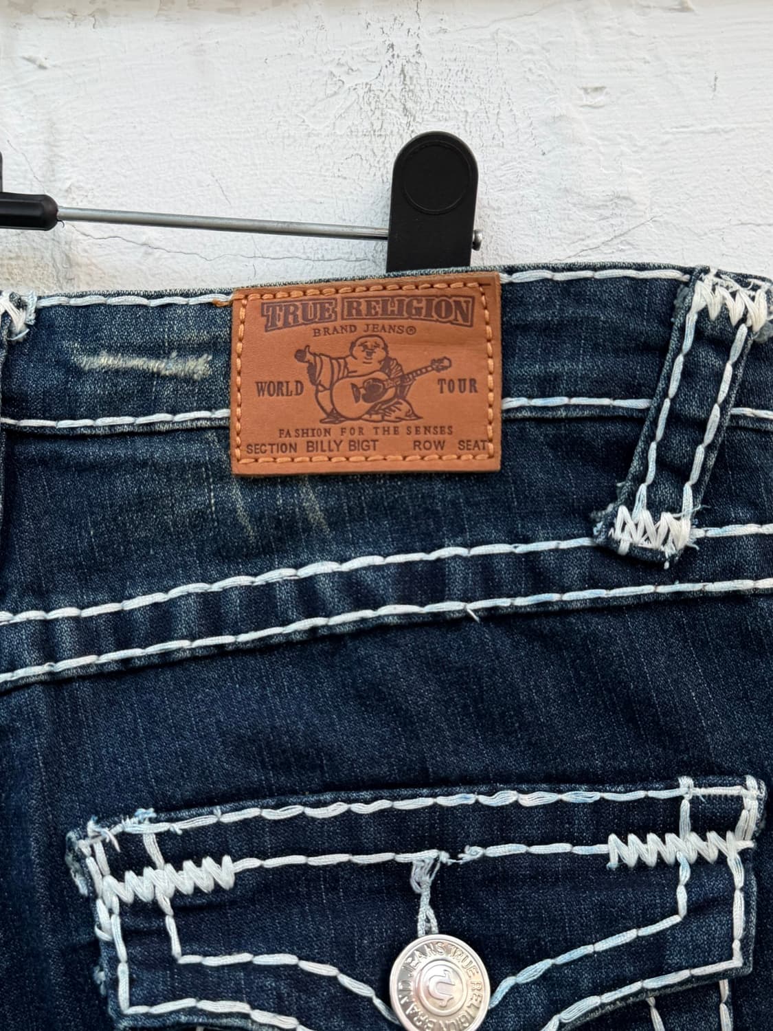 True Religion 스티치 로우라이즈 카프리 데님팬츠 27 상품이미지8