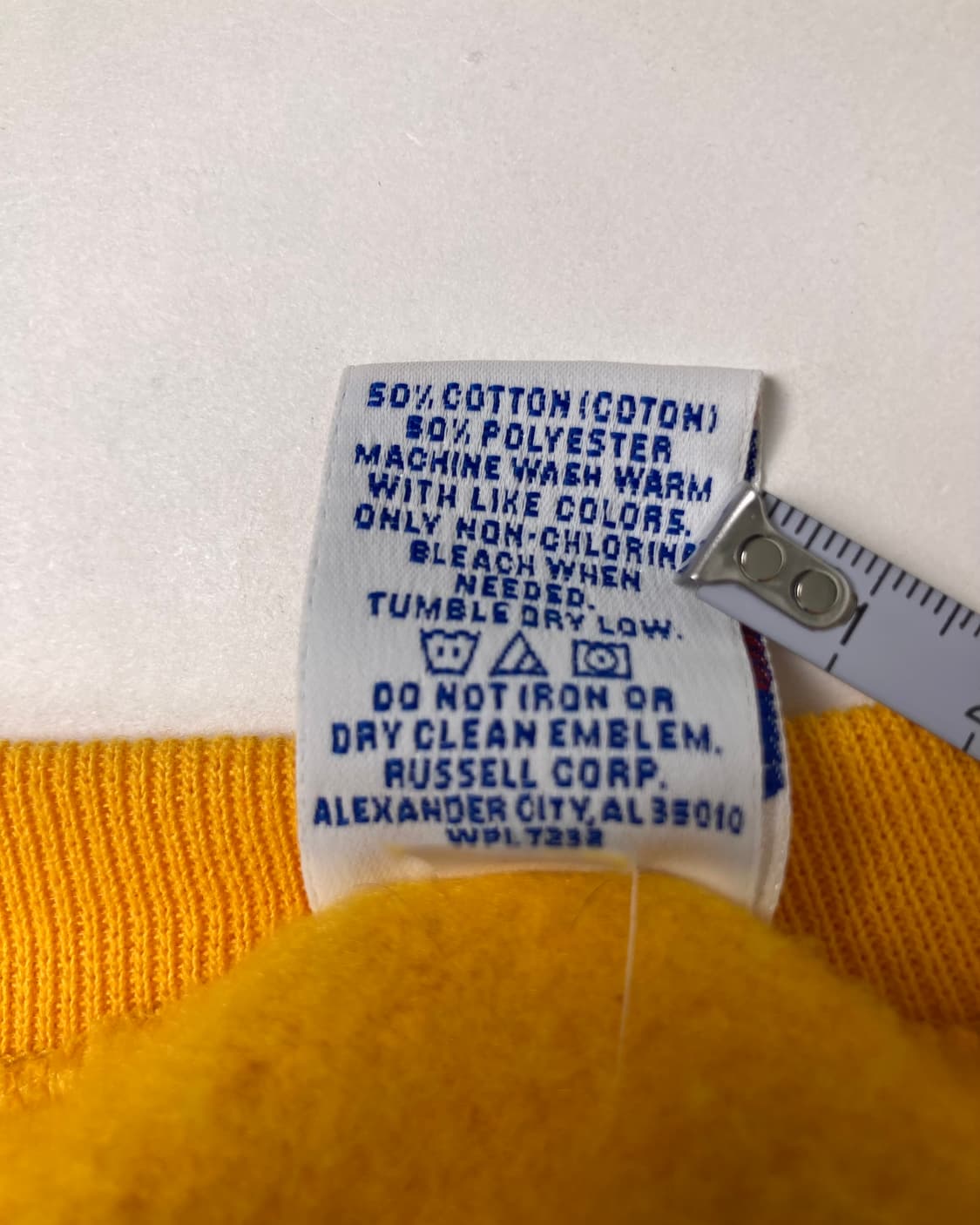 90s Russell Sweatshirt (yellow) 상품이미지4