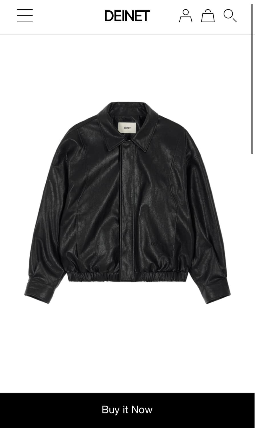 다이닛 레더 봄버 자켓  상품이미지1