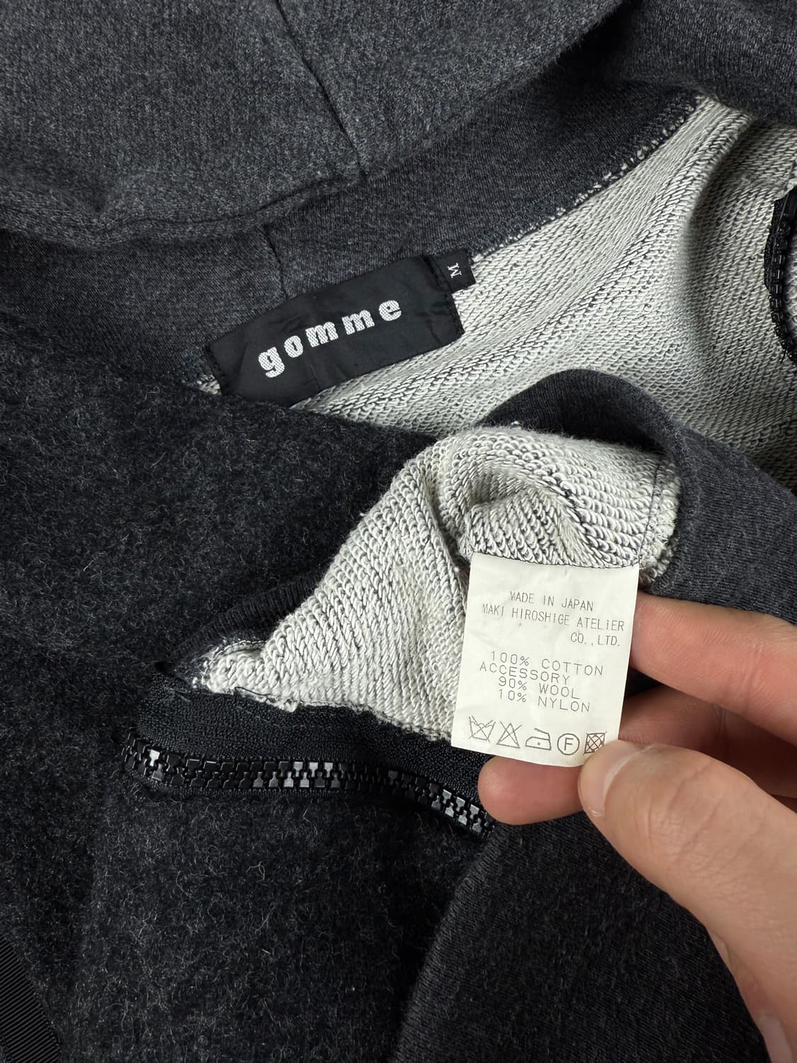 gomme 하이넥 후드집업 자켓 상품이미지9