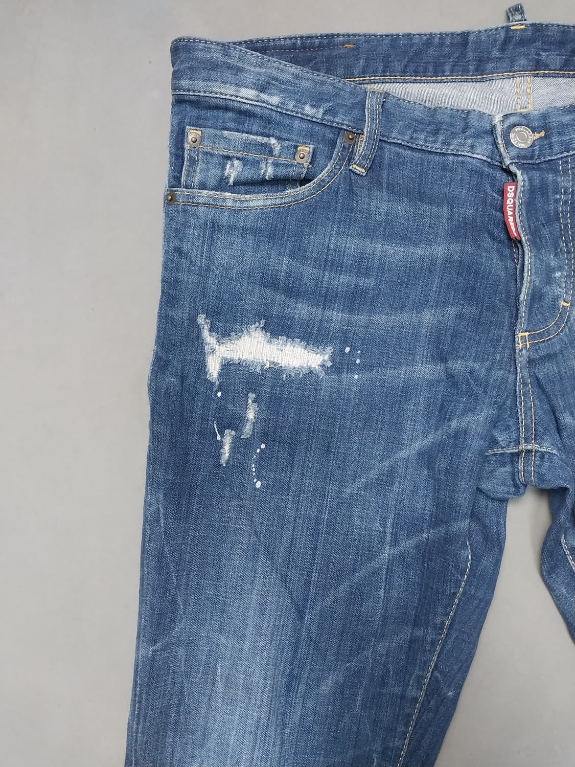 [38] 정품 디스퀘어드2 페르페토 워싱 슬림진 청바지 상품이미지2