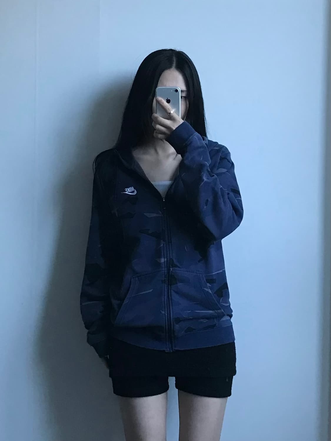 나이키 퓨추라 청계 카모 후드집업 상품이미지1