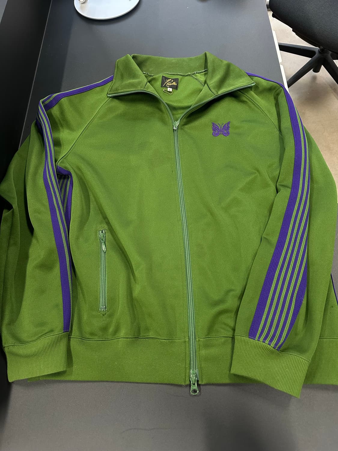 니들스 트랙 자켓 폴리 스무스 아이비 그린 상품이미지5