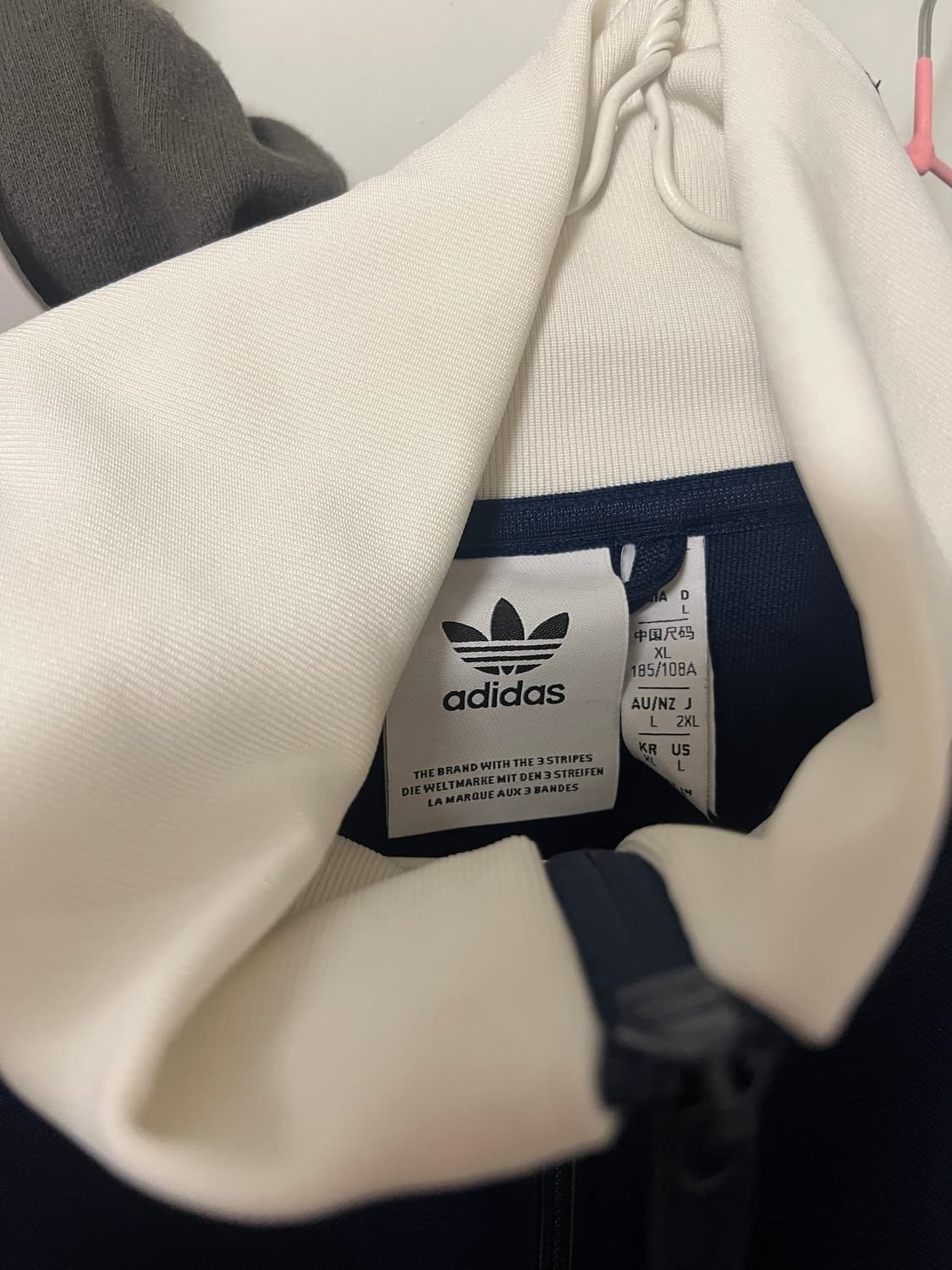 아디다스 베켄바우어 나이트 인디고 트랙탑 져지 XL 상품이미지5