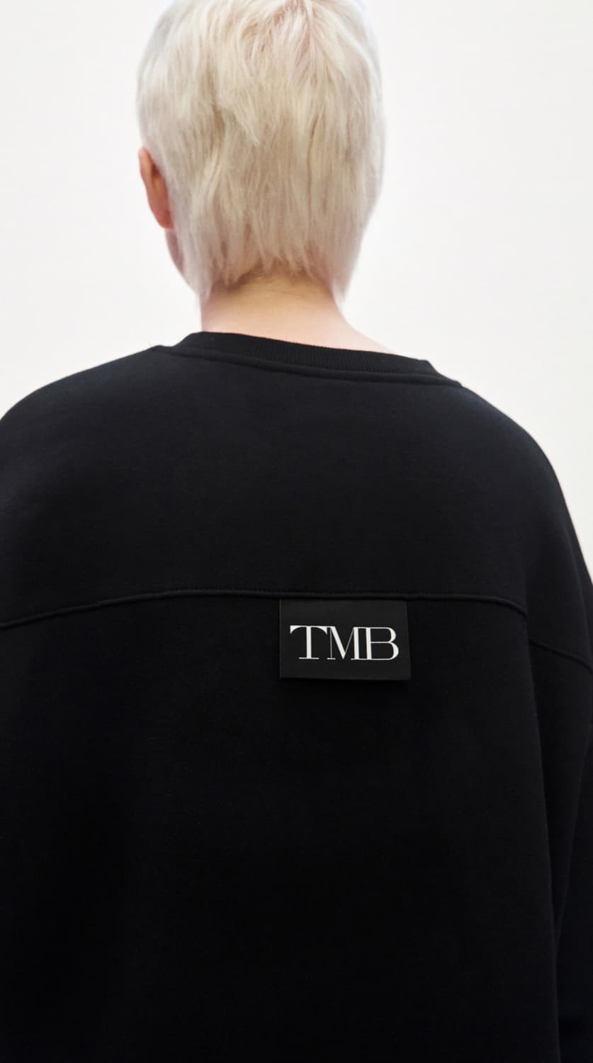 트리밍버드 Shirt Layered - Sweat Shirt [ Blac 상품이미지1