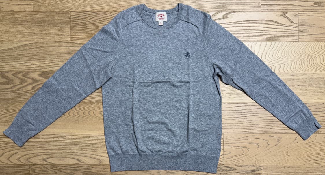 브룩스 브라더스 Red Fleece 남성 캐시미어 니트 그레이 S 상품이미지1