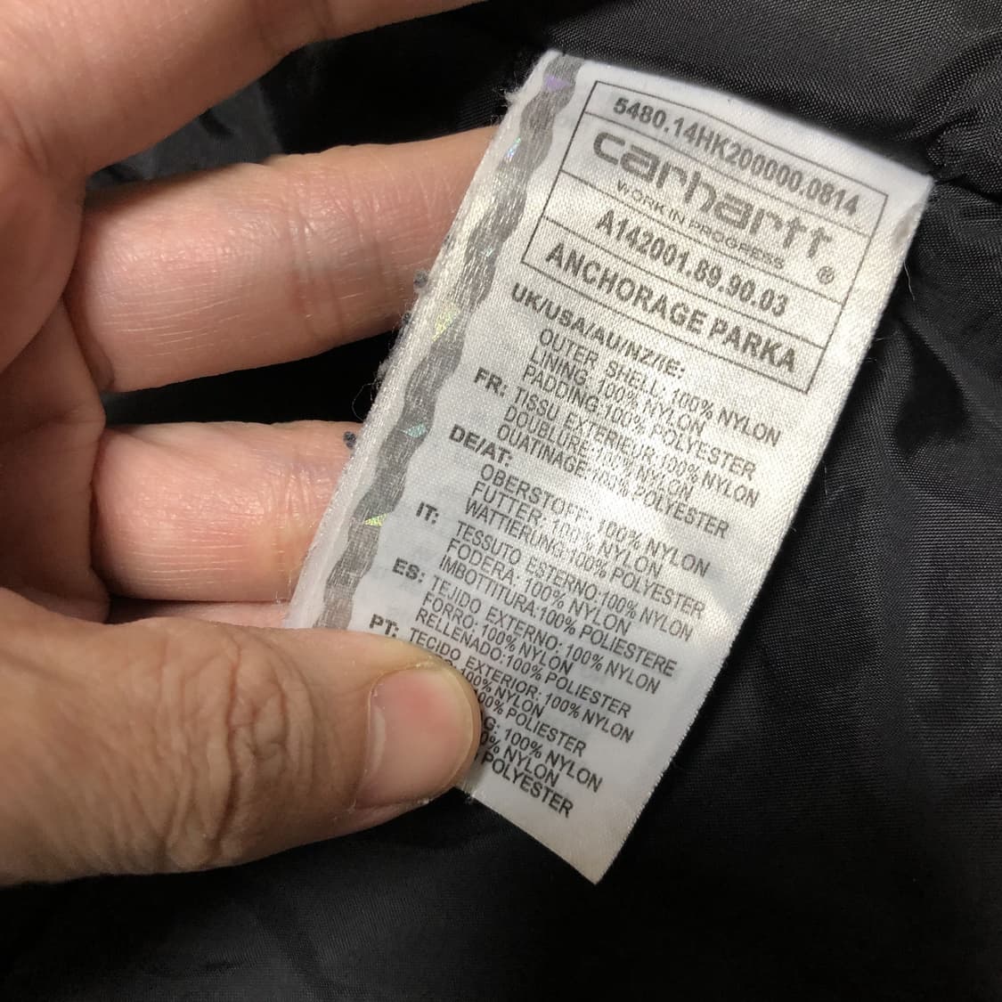 (S) 칼하트 Carhartt 앵커리지 파카 네이비 상품이미지8