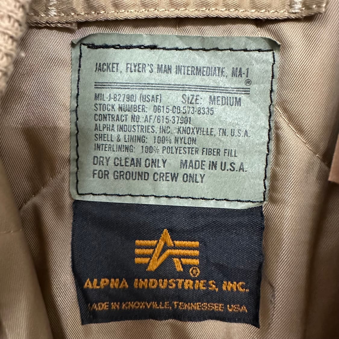 80’s 알파 인더스트리 MA-1 자켓 상품이미지6