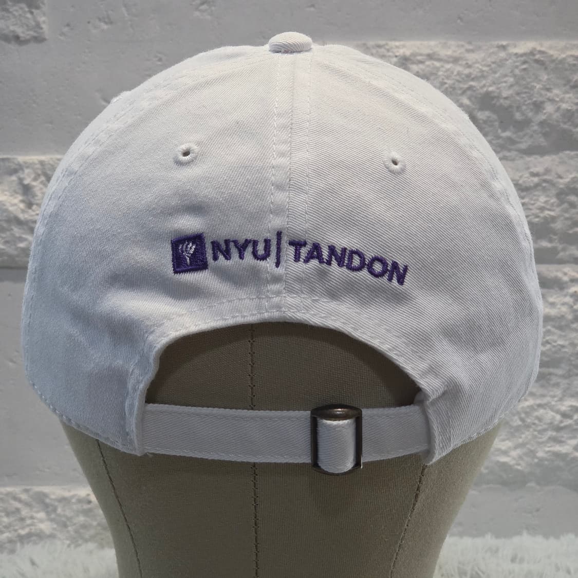 p6-8:NYU 탠던 컬리지 캡 화이트(56~60cm 조절 가능) 상품이미지4