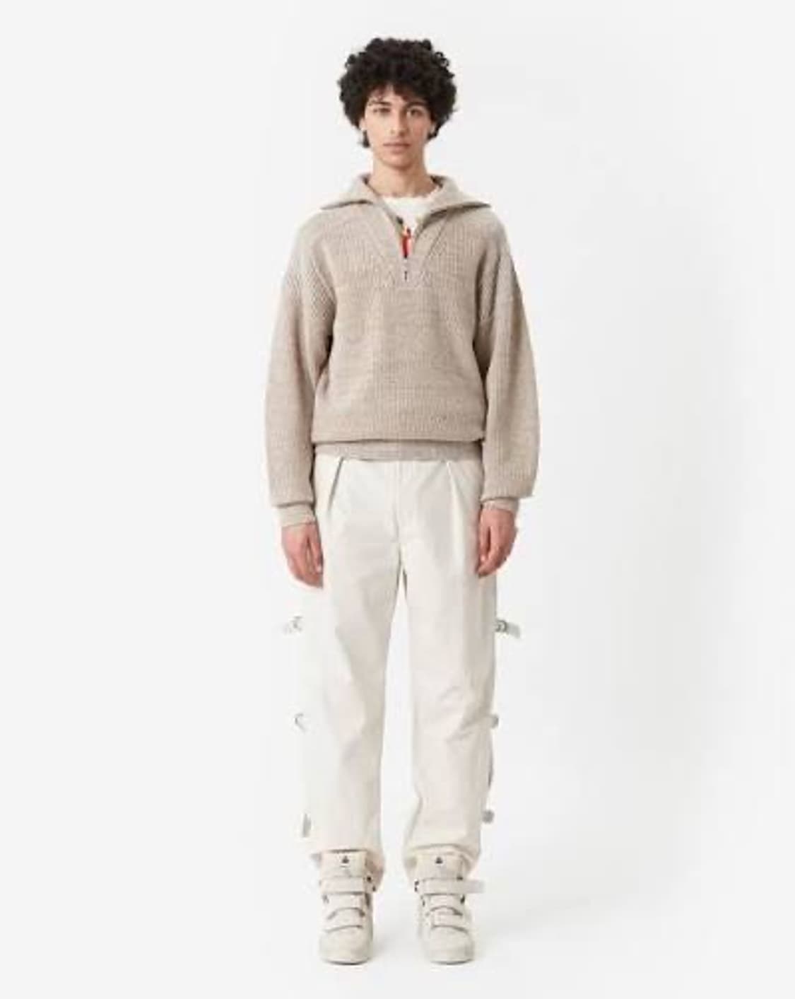 이자벨마랑 BENNY 반집업 스웨터 베이지 XL 상품이미지3