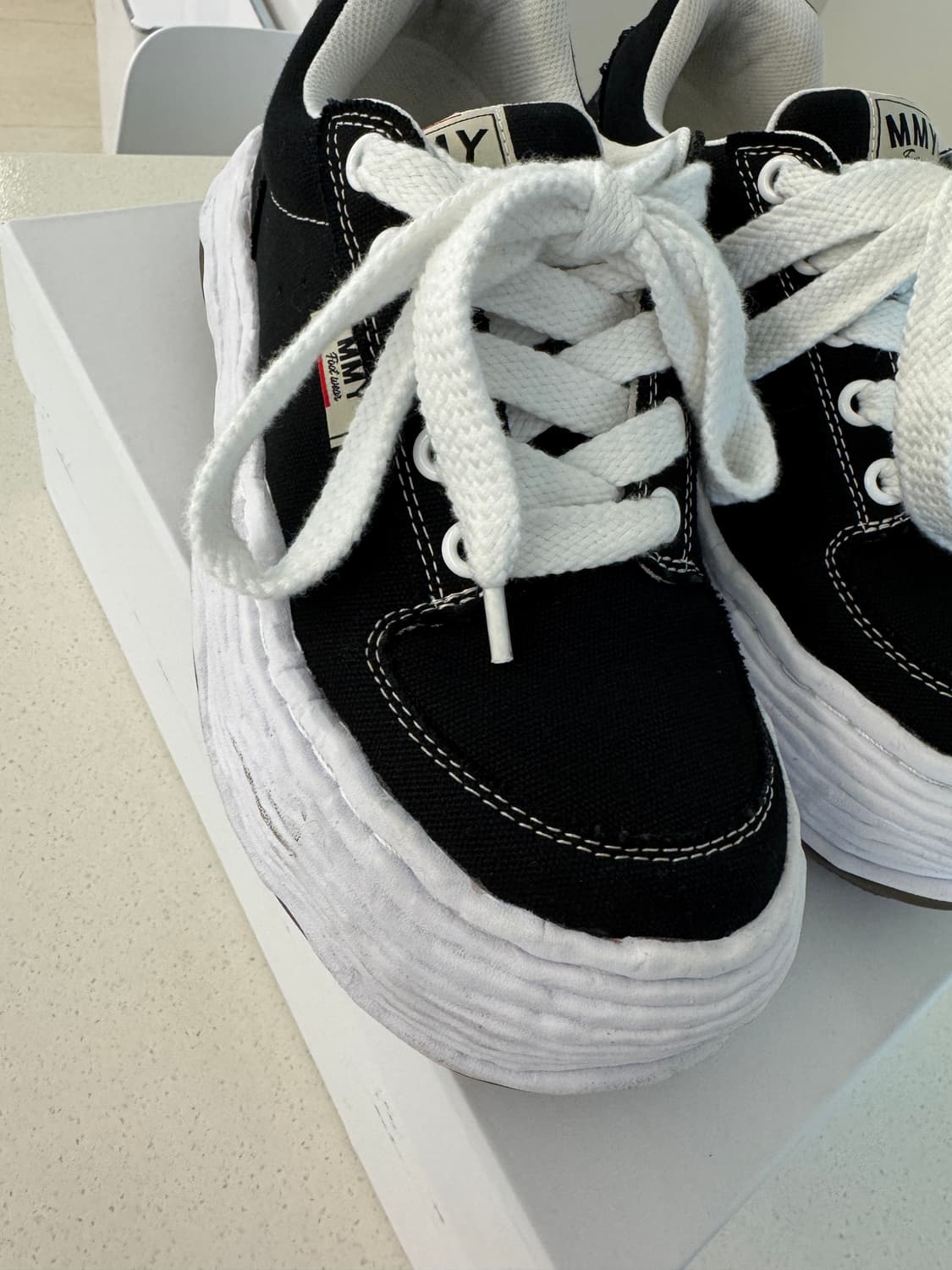 메종 미하라 야스히로 스니커즈 올리버 캔버스 로우탑 41 사이즈 상품이미지2