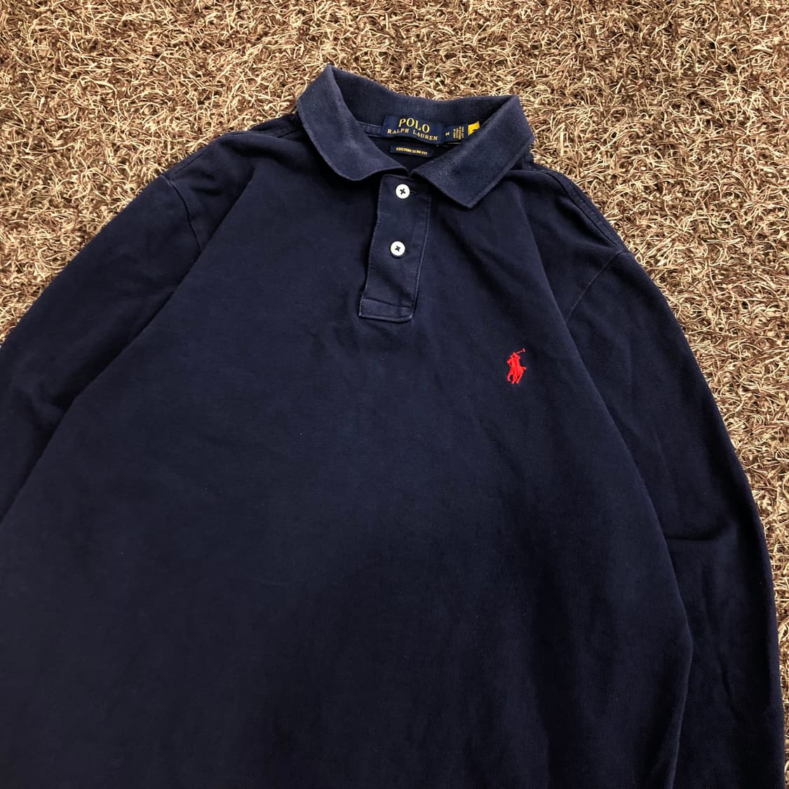 폴로 랄프로렌 네이비 PK 카라 폴로티 롱슬리브 티셔츠 상품이미지2