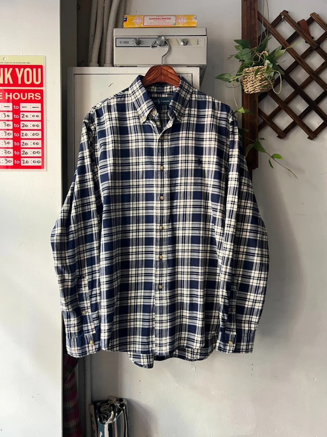 [L]폴로 랄프로렌 타탄체크 코튼 셔츠 상품이미지1