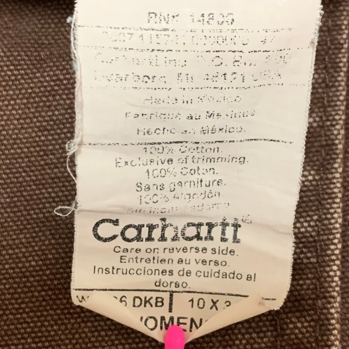 carhartt double knee carpenter wb136 dkb 상품이미지8