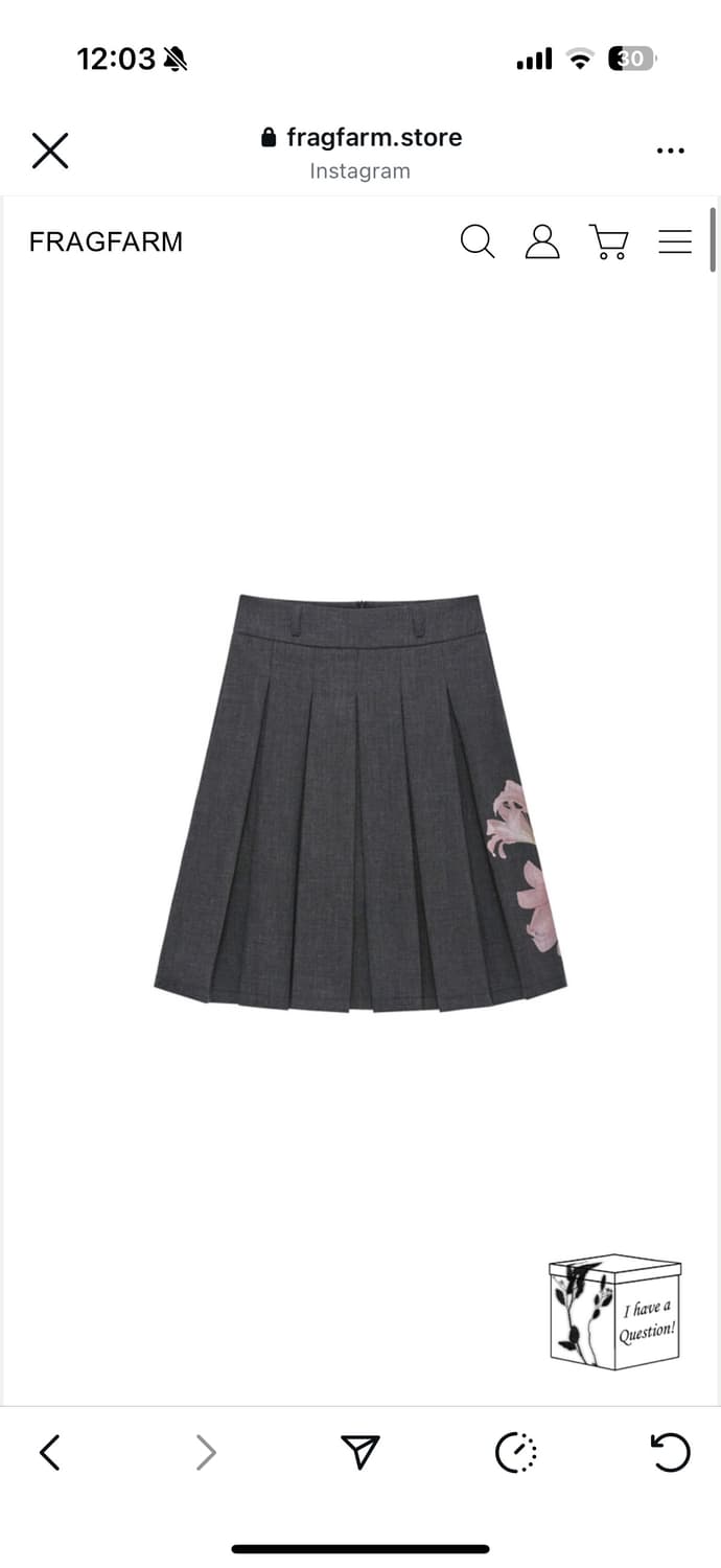Fragfarm Magic Lily Midi Skirt 상품이미지1