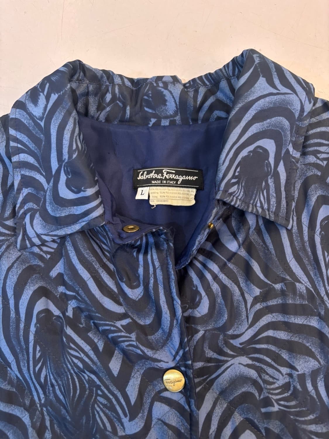 Vintage Ferragamo Quilting Jacket 상품이미지4