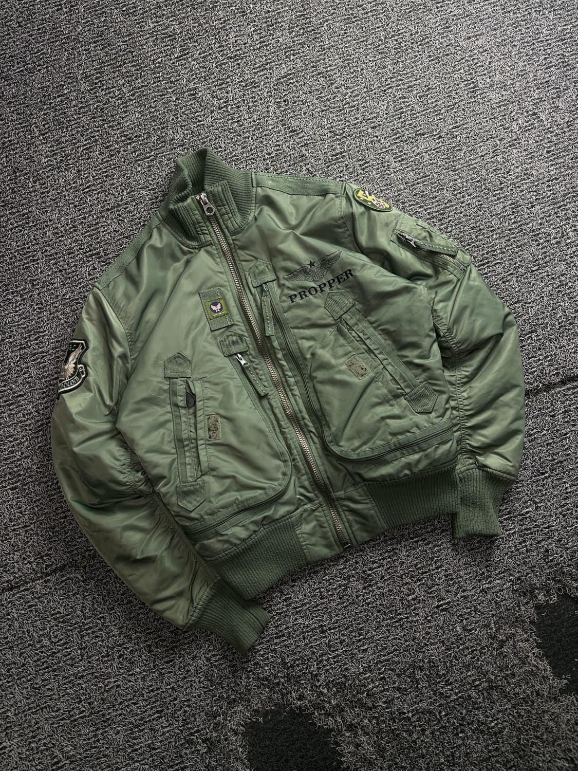 프로퍼 US 에어포스 밀리터리 ma-1 항공 점퍼 3614 상품이미지1