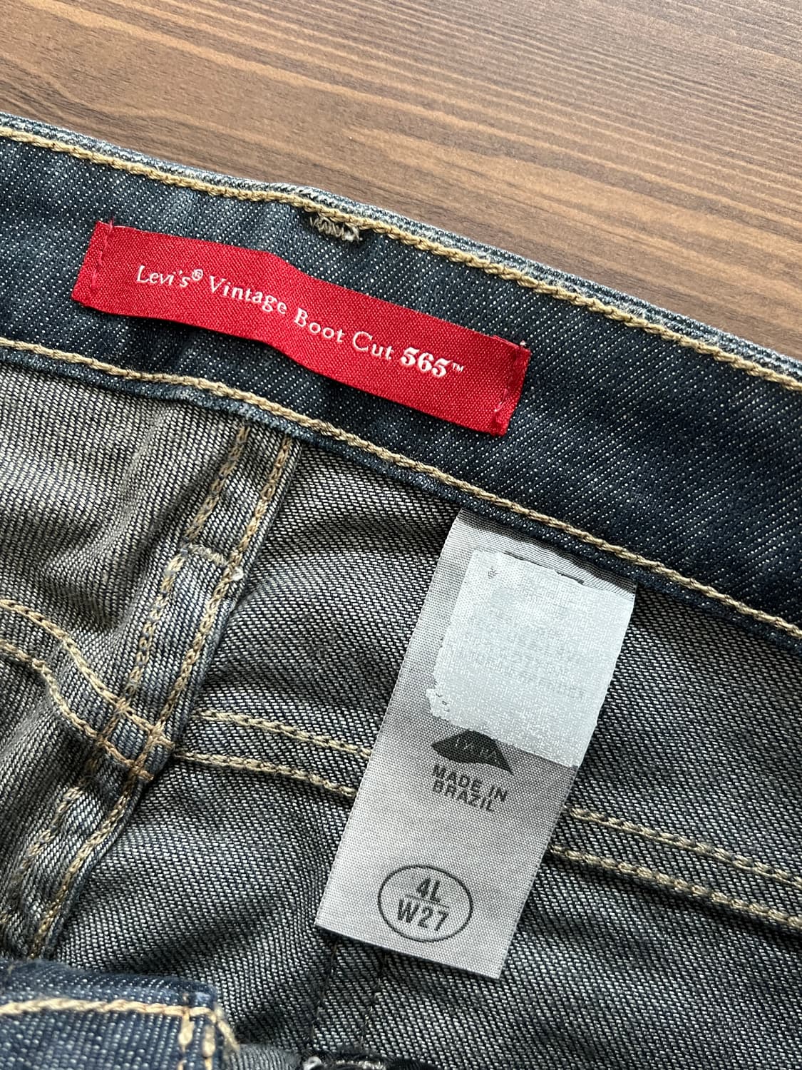 Levis 리바이스 565 빈티지 부츠컷 데님 팬츠 상품이미지7