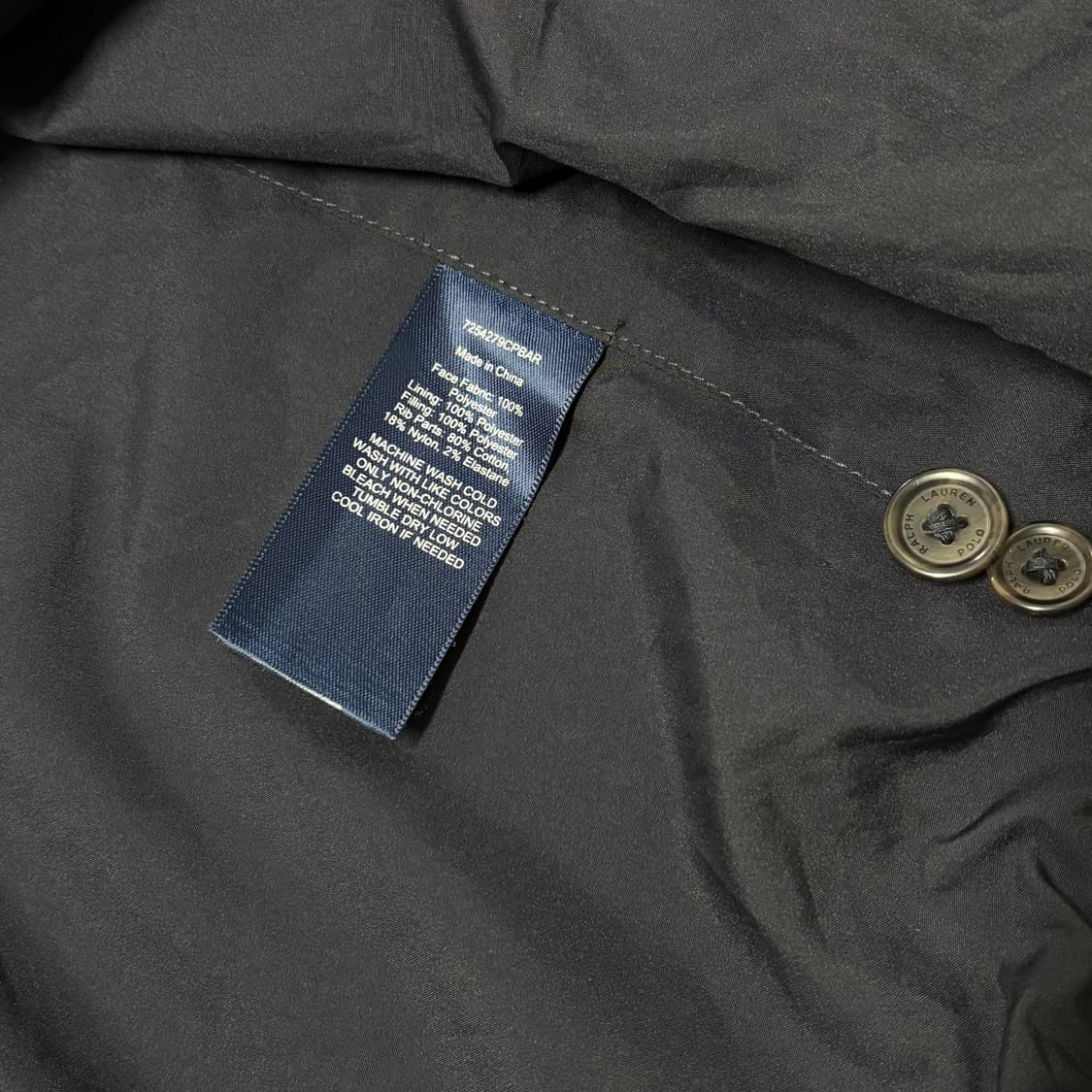 폴로 네이비 베이포트 스윙탑 해링턴 헤링턴 드리즐러 봄버 블루종 자켓 m 상품이미지7