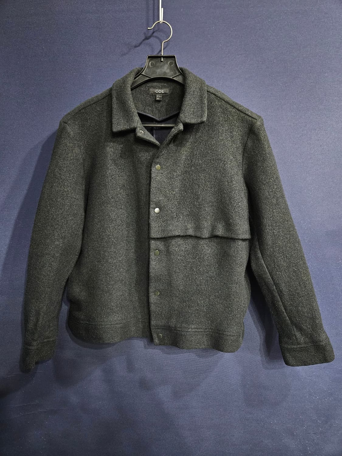 코스 블랙그린 남성 세미오버핏 95 모직자켓  상품이미지1