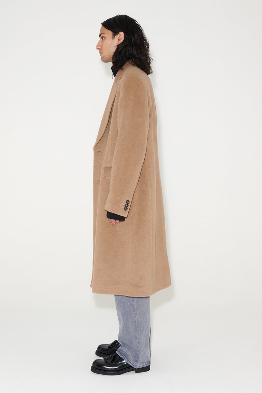 (50) 아워레가시 웨일코트 카멜 헤어리 울 상품이미지8