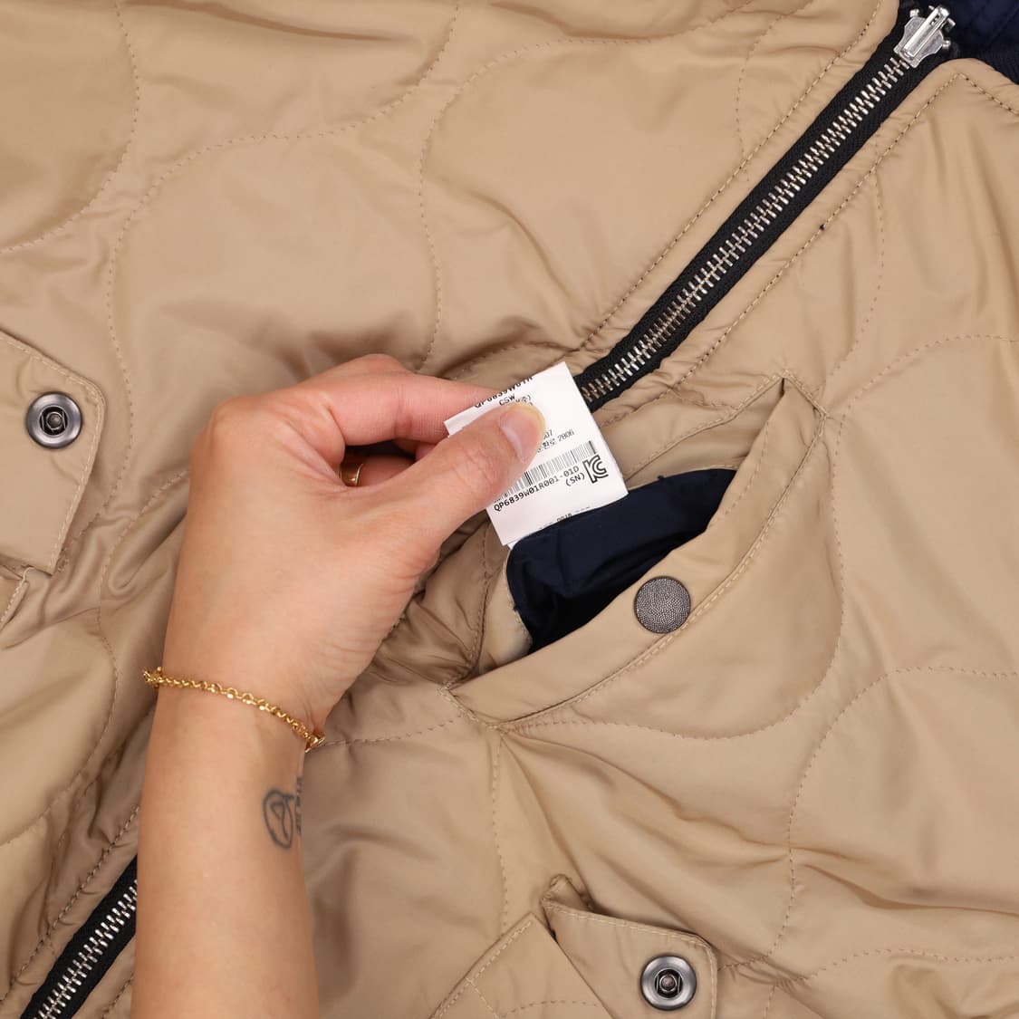 M 비이커 리버시블 패딩블루종 0305H1 상품이미지6