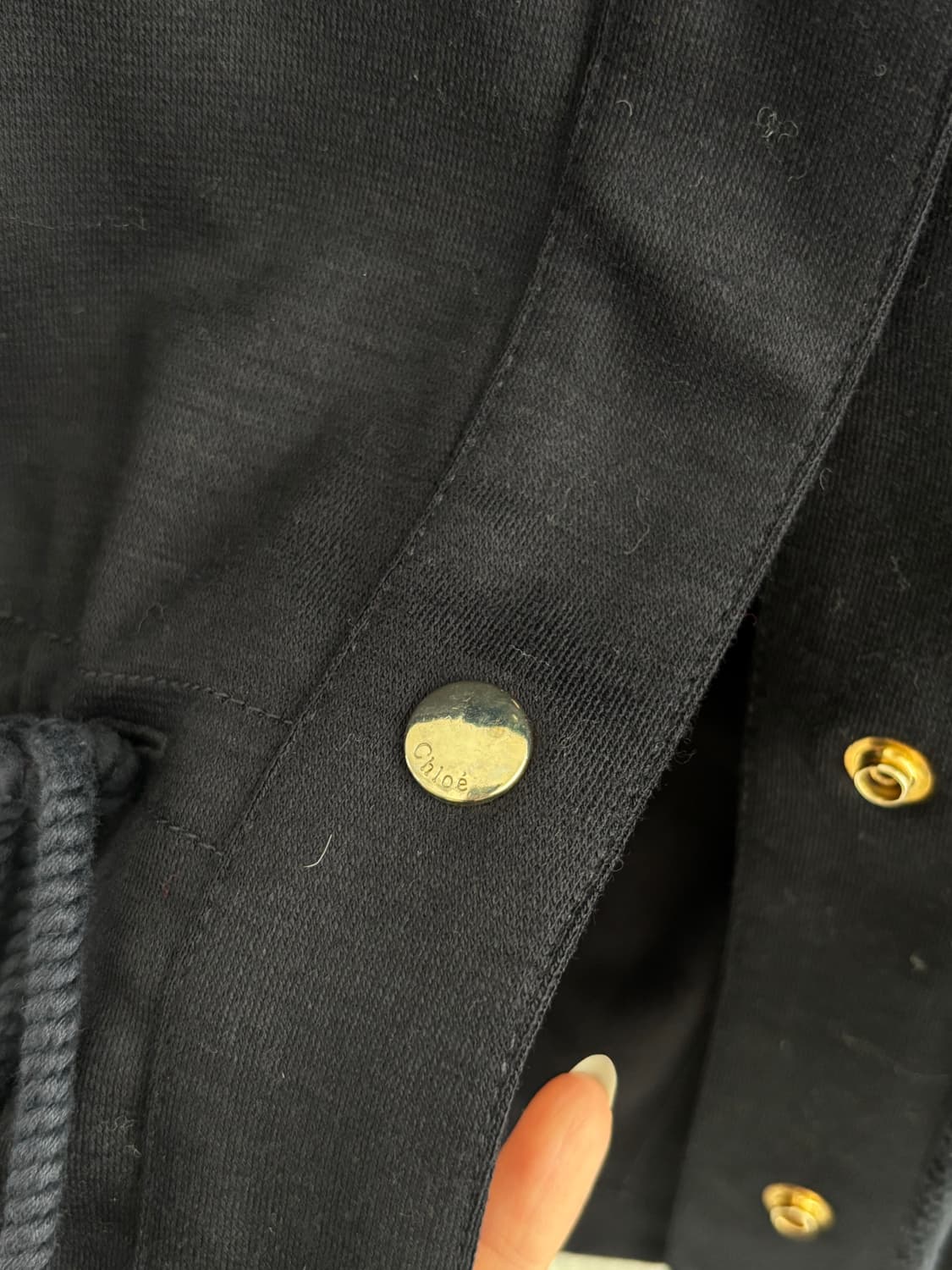 Chloe 끌로에 네이비 울 버튼 가디건  상품이미지8