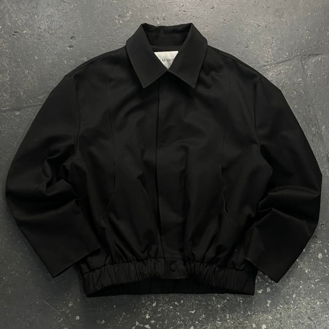 100 르마드 미니멀 블루종 자켓  상품이미지1