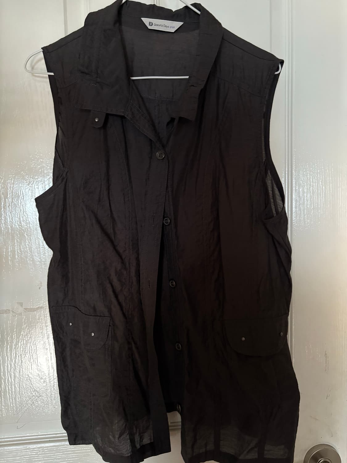 빈티지 레이어드 조끼 상품이미지1