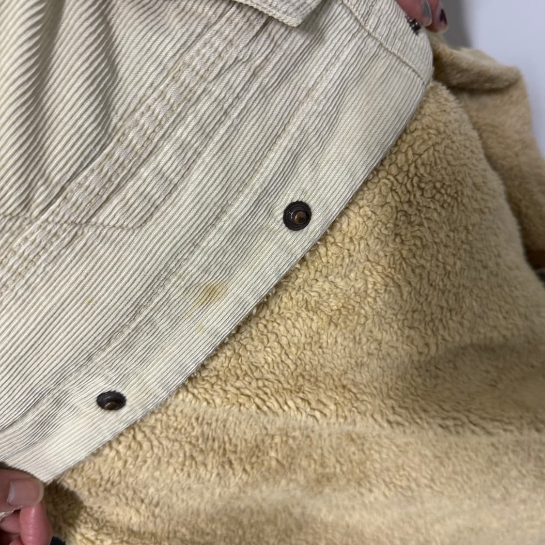 리바이스 코듀로이 쉐르파 자켓 크림  상품이미지6