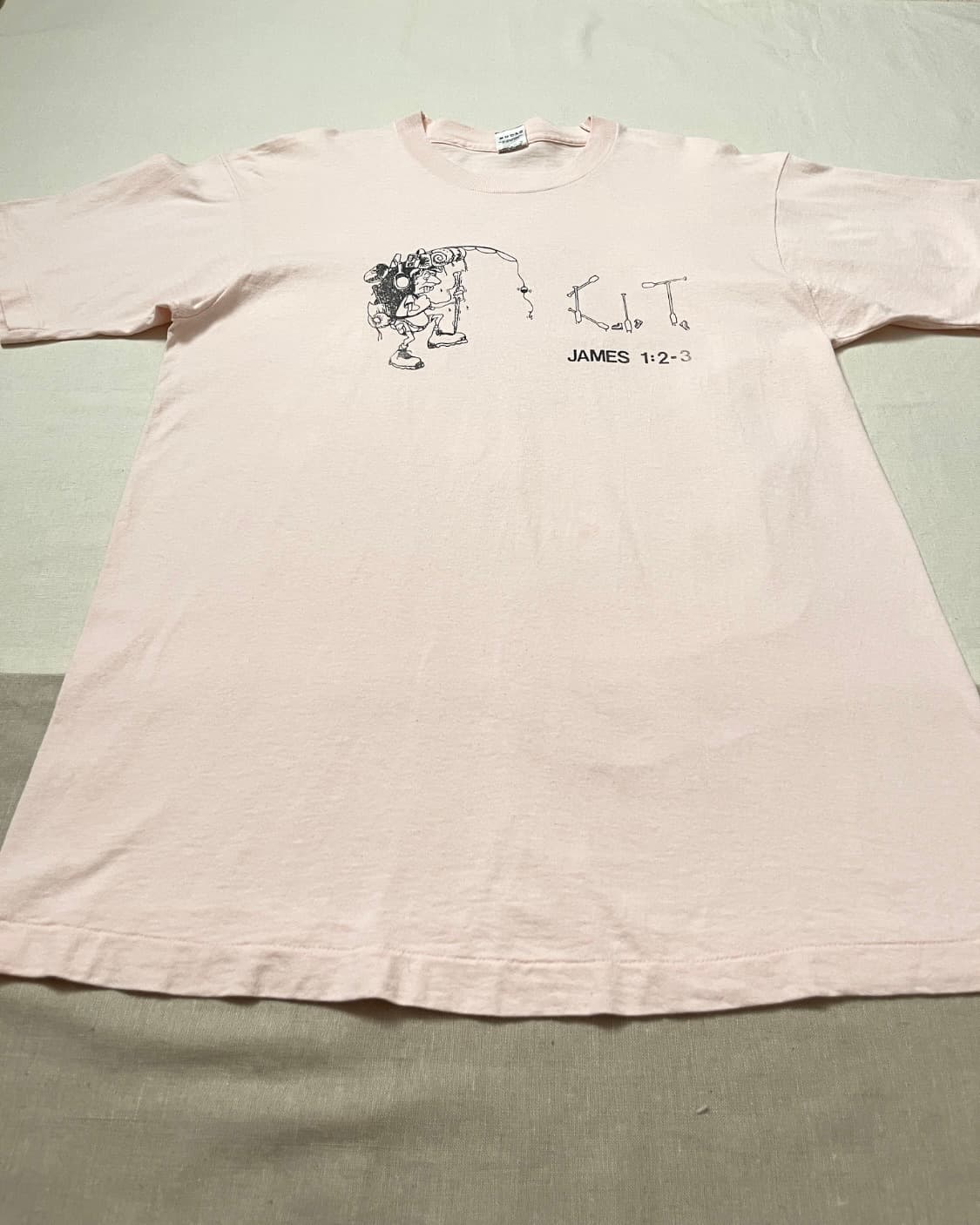 90s usa fruit of the loom 성경 티셔츠 빈티지 상품이미지3