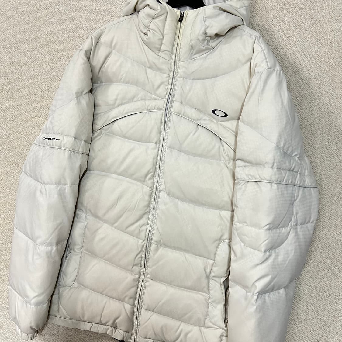 (M) 00s 오클리 아카이브 피스 다운자켓 후드 100 상품이미지3