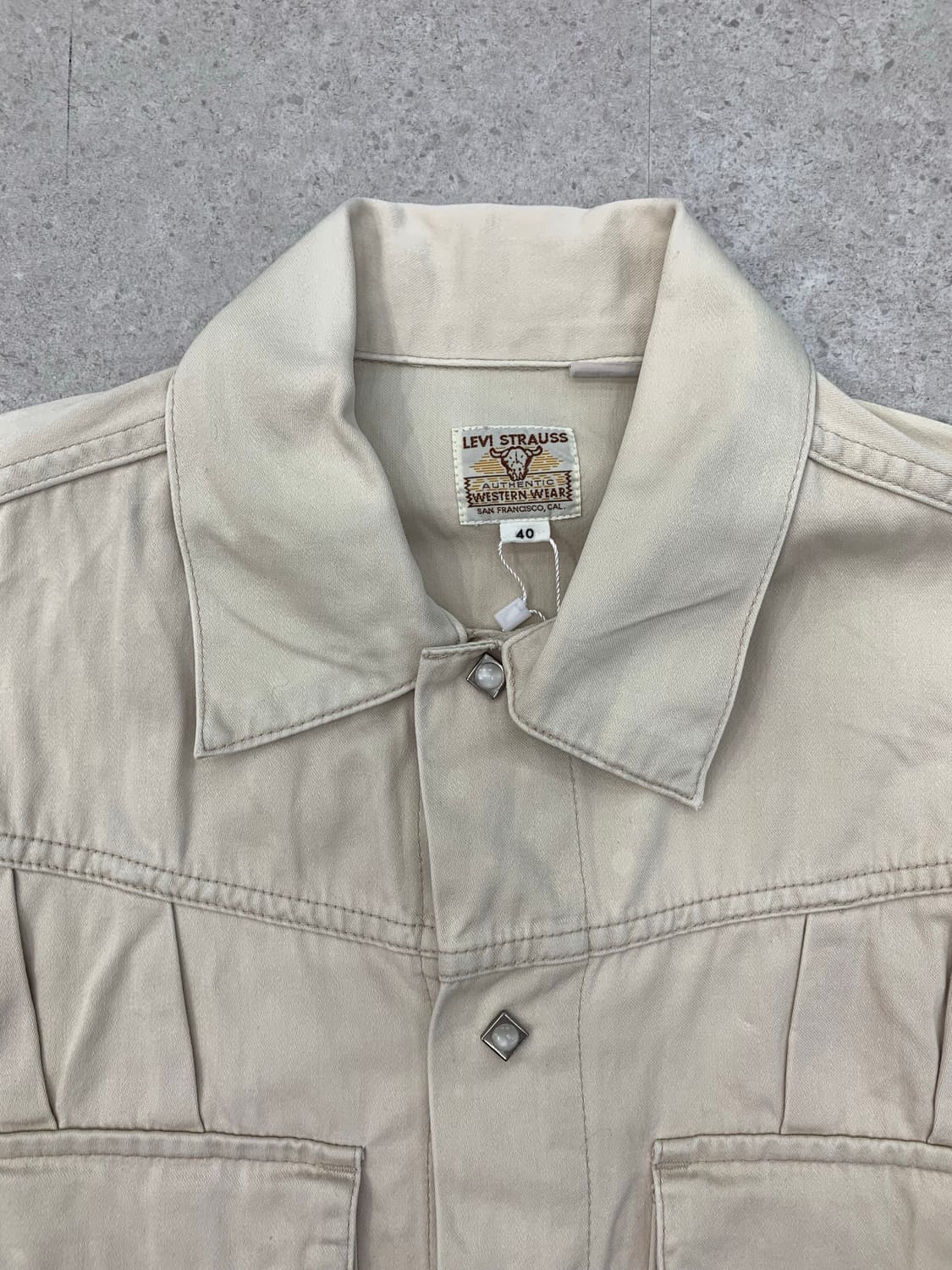 Levis 리바이스 90s 쇼트혼 웨스턴자켓 상품이미지4