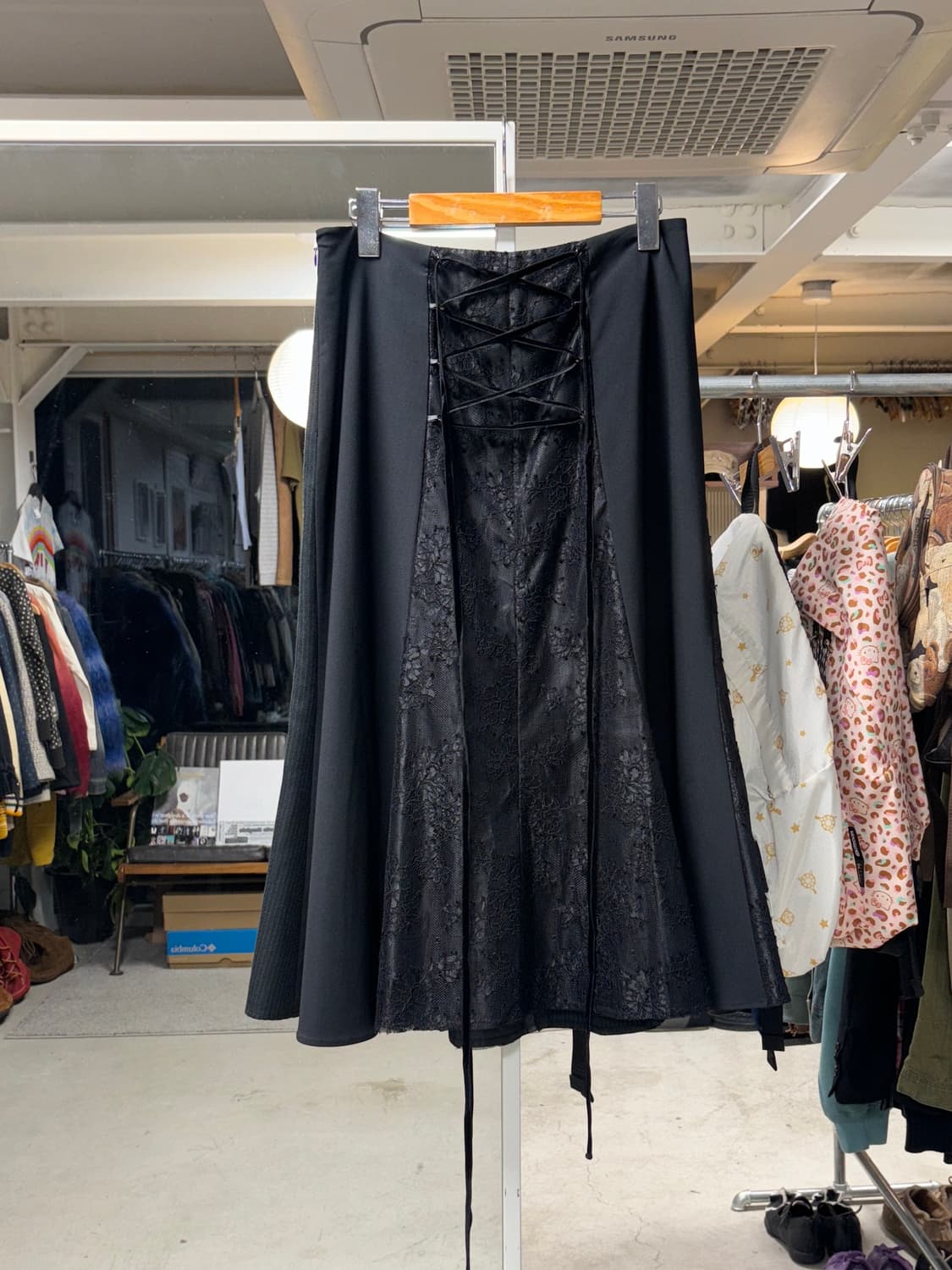 Nero 패널 레이스업 스커트 상품이미지1