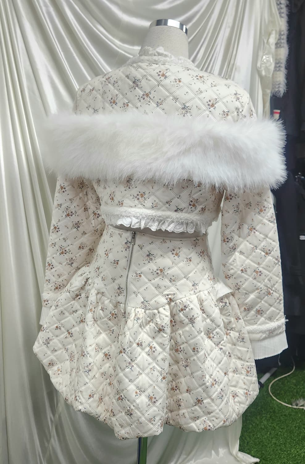 “아이보리 퀼팅 셋업🤍 퍼트리밍 러블리 투피스(존예핏)” 상품이미지6